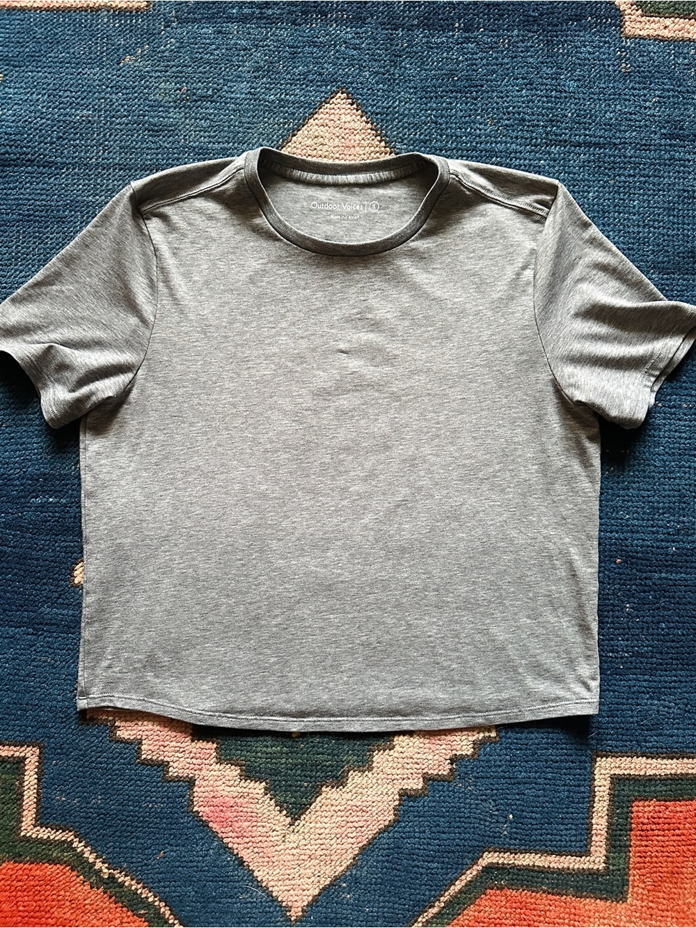 Outdoor Voices Women's Crewneck Crop— Heather Gray